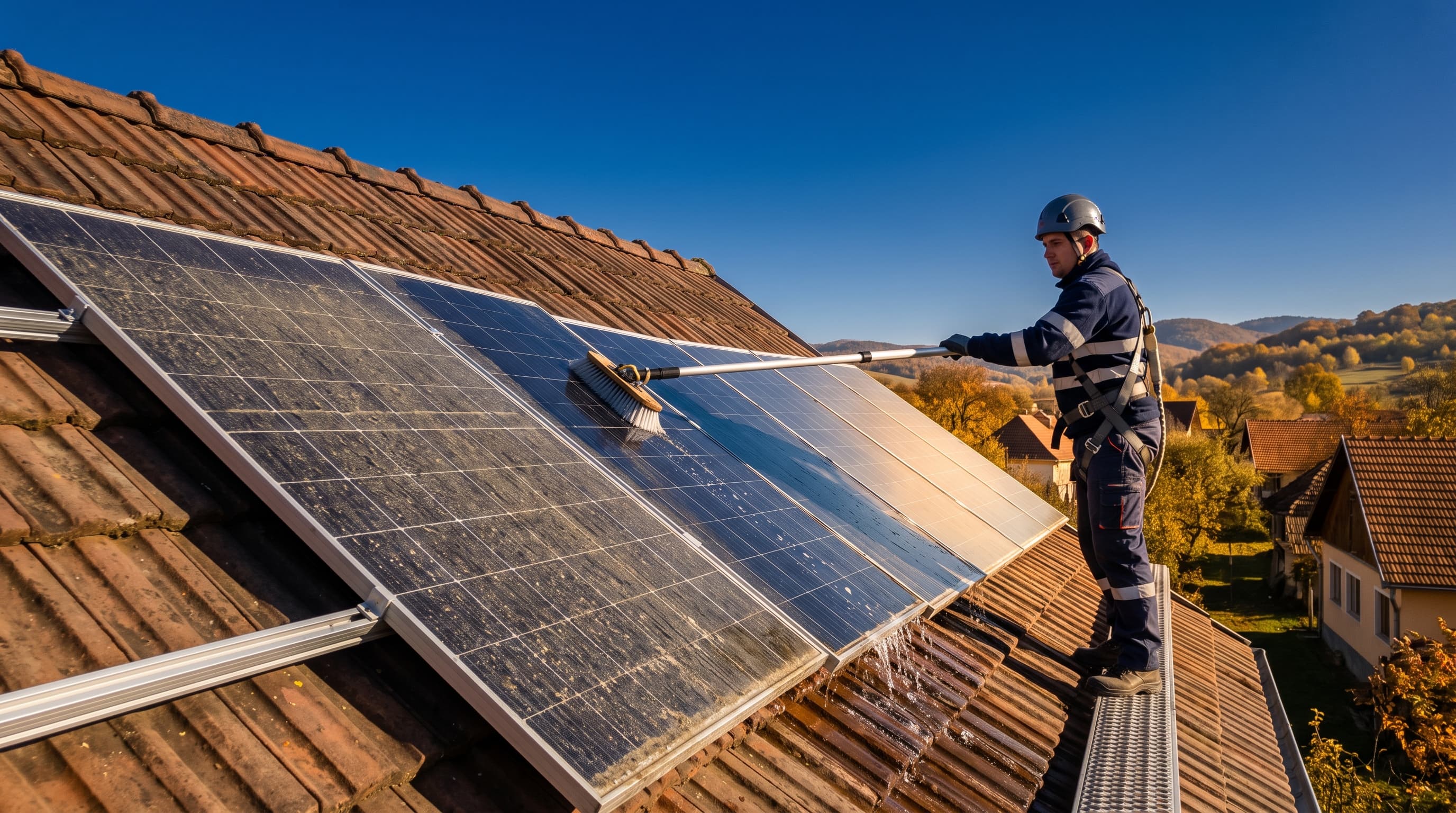 Curățare Panouri Fotovoltaice 2026: Cost, Interval, Când NU