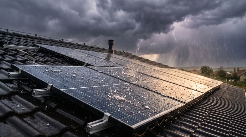 Panouri Fotovoltaice și Grindina: Cât Rezistă, Garanții și Asigurare 2026