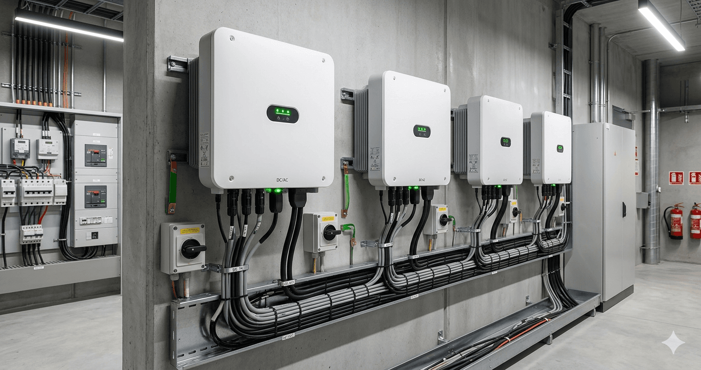 Invertoare Fotovoltaice Comerciale 2026 - Huawei vs Fronius vs SMA vs Sungrow